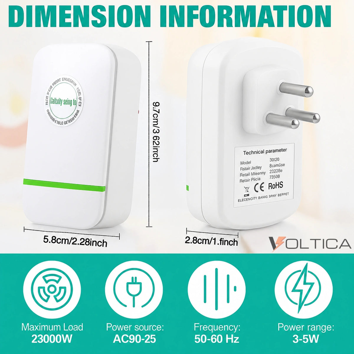 Voltica Electricity Saver- Advanced Capacitor Technology